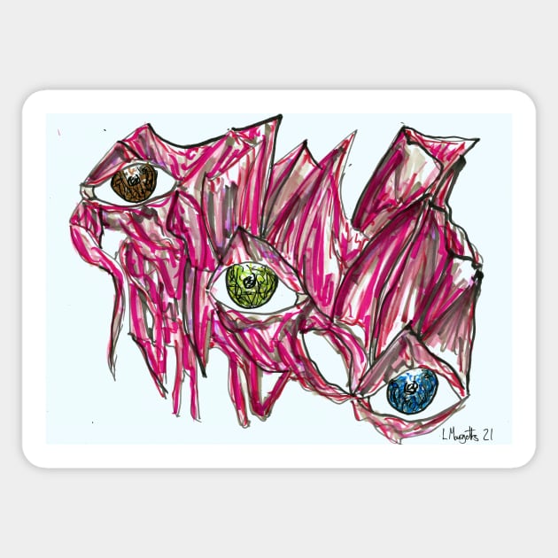 Third Eyes Sticker by LukeMargetts